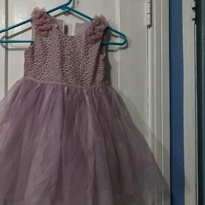 Bonnie Jean Lavender Lace Kids Dress
